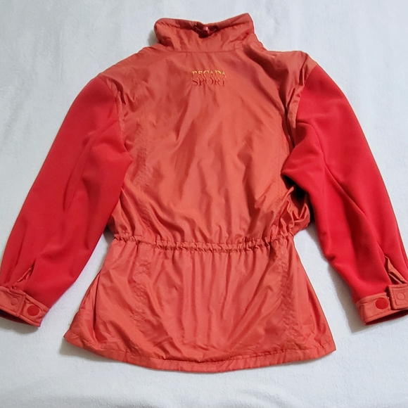 Vintage Escada Sport Windbreaker Jacket Fleece Lining - Picture 4 of 8
